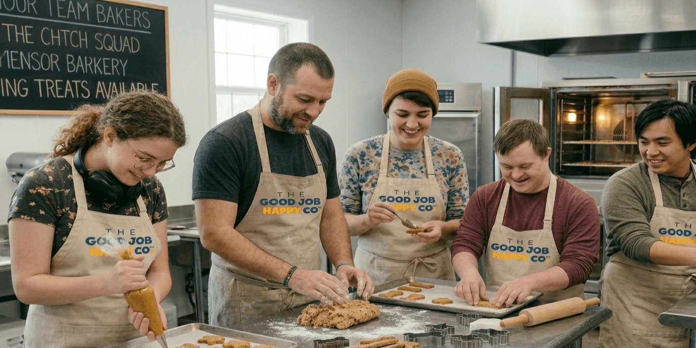 Our team at The Good Job Happy Co.