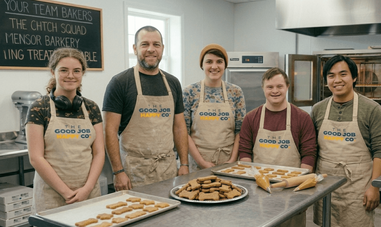 Our team at The Good Job Happy Co.